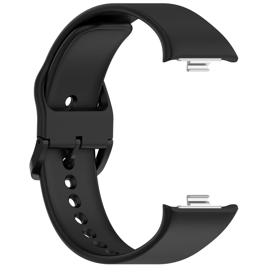 Silicone Watch Band for Xiaomi Redmi Watch 6/5/4/Smart Band 9 Pro/8 Pro Replacement Strap with Pin Buckle
