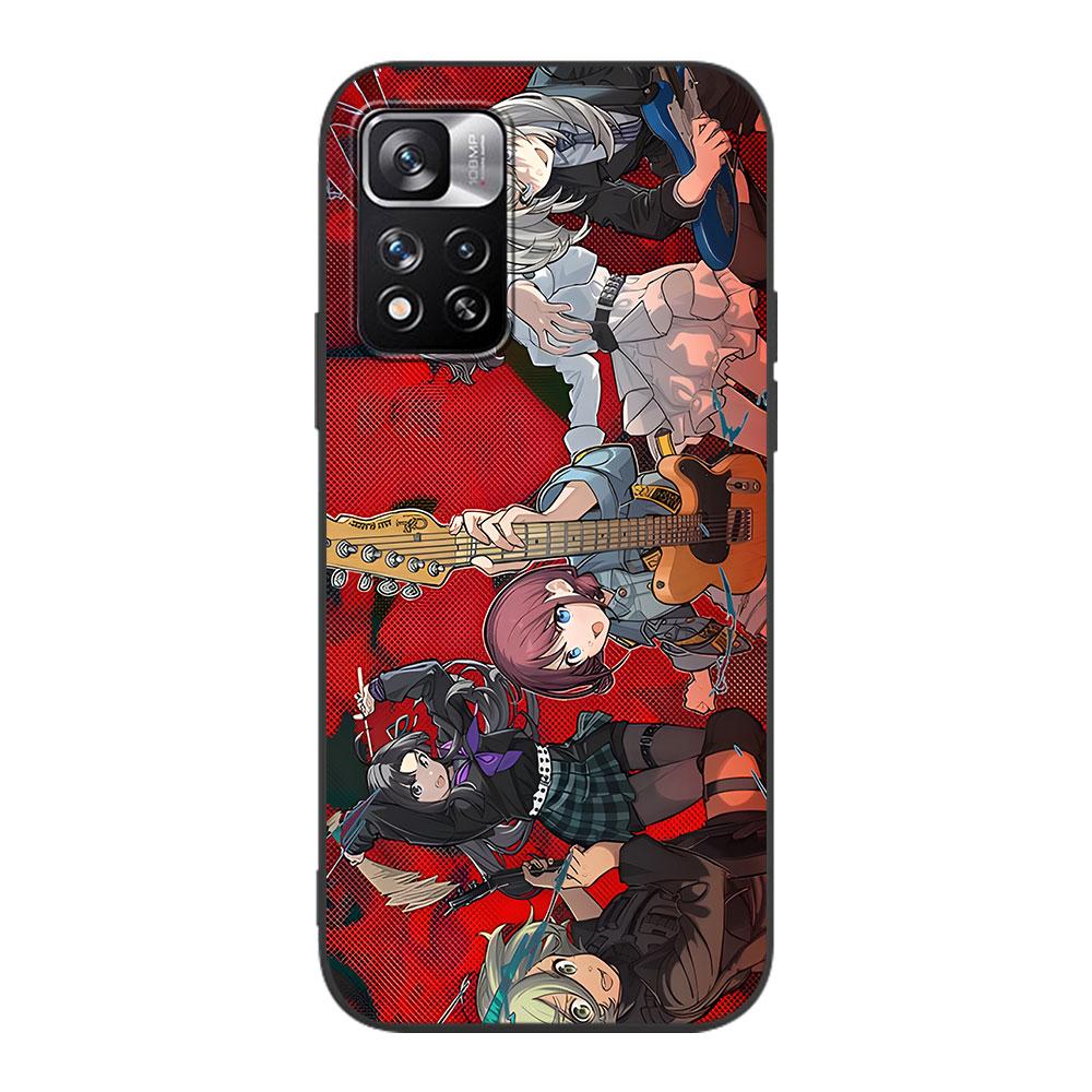 Mädchenband Cry Hülle für Xiaomi Redmi 10A 10C 9C 12C 9A 9i 10 12 9 Prime 9T K40 Pro Schwarze Weiche TPU Handytasche Hülle