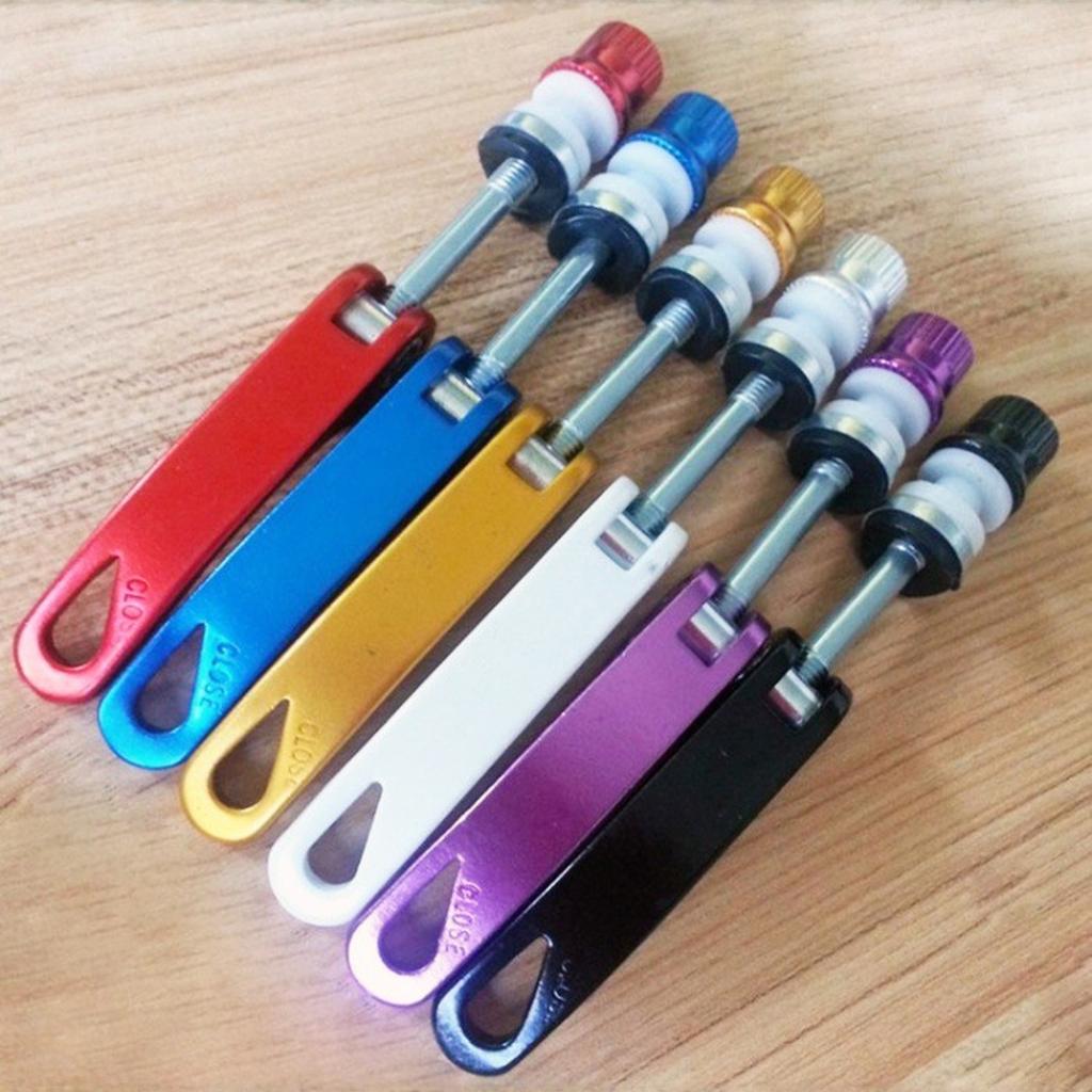 Universal  Seat Post Clamp Seatpost Skewer Bolt Quick Outdoor Release Bike Seat Tube Clamp Outdoor Aluminium Alloy