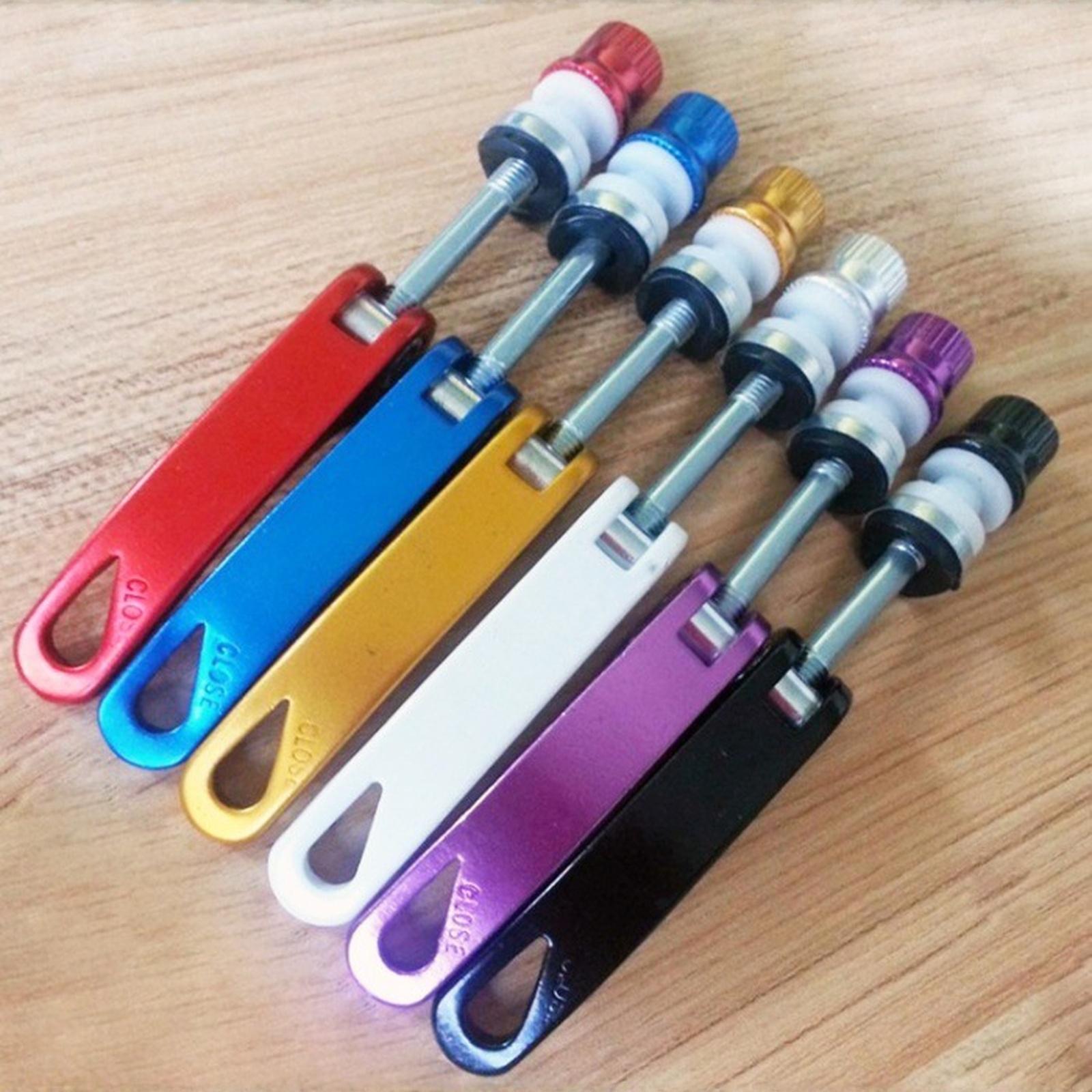 

Universal Seat Post Clamp Seatpost Skewer Bolt Quick Outdoor Release Bike Seat Tube Clamp Outdoor Aluminium Alloy One Size