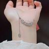 New Broken Ice Five Emperor Coin Wealth Attraction Necklace for Women, Sparkling Exquisite and Versatile New Year's Clavicle Chain