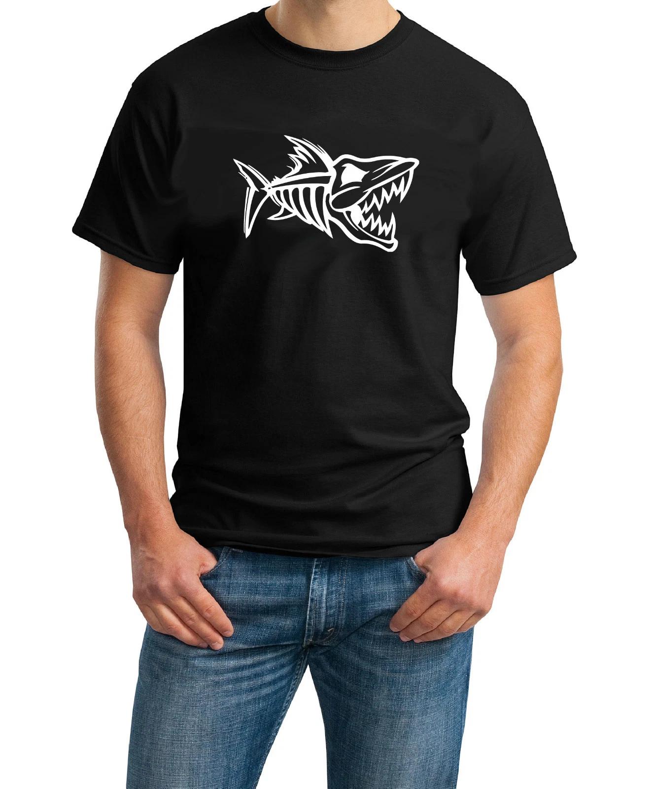 Fishing Fishing T-Shirt  Skeleton Fish 4XL