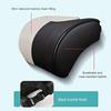 1Pcs Durable PU Leather Car Neck Pillow Memory Foam 3D Headrest Cushion Comfortable Driving Seat Headrest Pad for Auto Interior