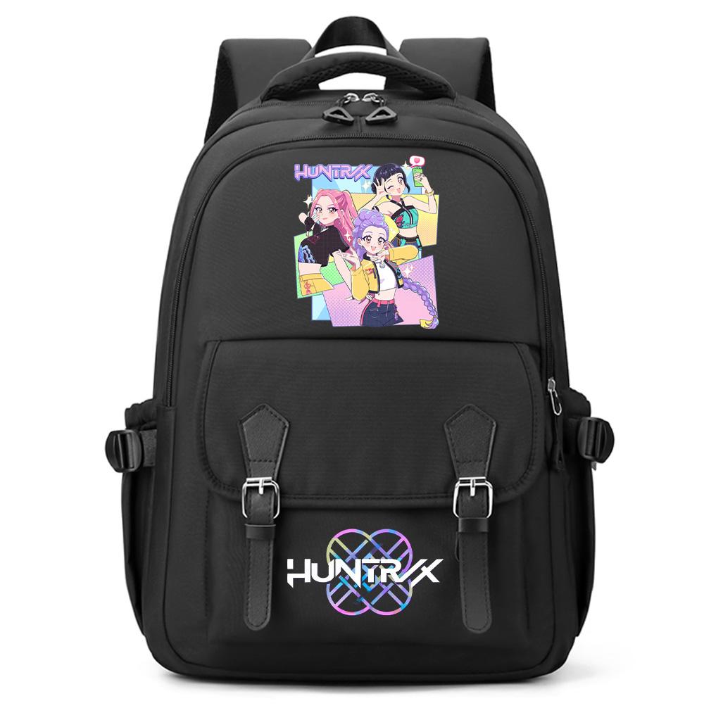 Anime Cute Cartoon Kpop Demon Hunters Printed Large Capacity Backpack for Teenger Student Girl Boy Schoolbag Bookbag Women Waterproof Travel Bag