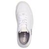 Coach C201 Leather Round Toe Lace-Up Low-Top Sneakers Women Sneakers White CR954-VKN