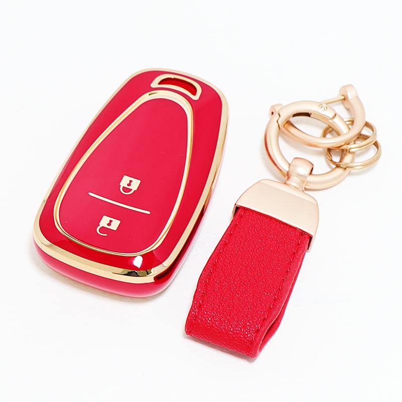 Auto Shell Holder Car Key Case Cover Fob For Chevrolet Cruze Blazer Equinox Camaro Malibu Xl Camaro Keychain Accessories