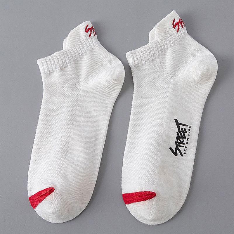 Socquettes Bateau en Maille Respirante pour Homme: Anti-Odeur, Tendance Printemps-Été, Style Court