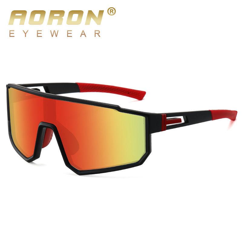 aoron PC Frame Photochromic Polarized Sunglasses Outdoor Fashion Sports Driving Fishing Cycling Glasses for Men WomenUV400 Anti Glare Skiing Goggles