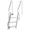 3 Step Dock Ladder Silver 58 X 77 X 144 Cm Aluminum