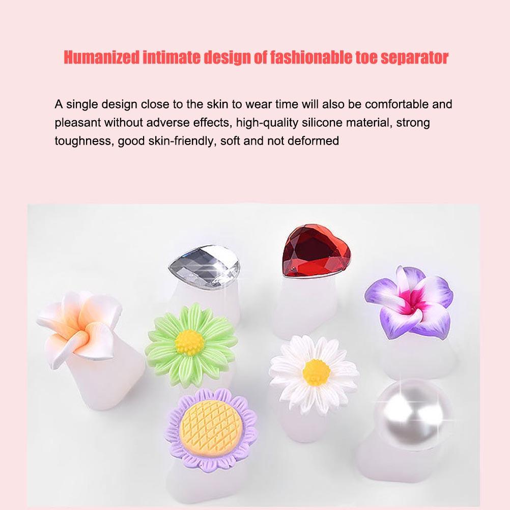 Toe Separators for Pedicure Nail Polish Spacers Stretchers Spreaders Polish Guards for Women Feet