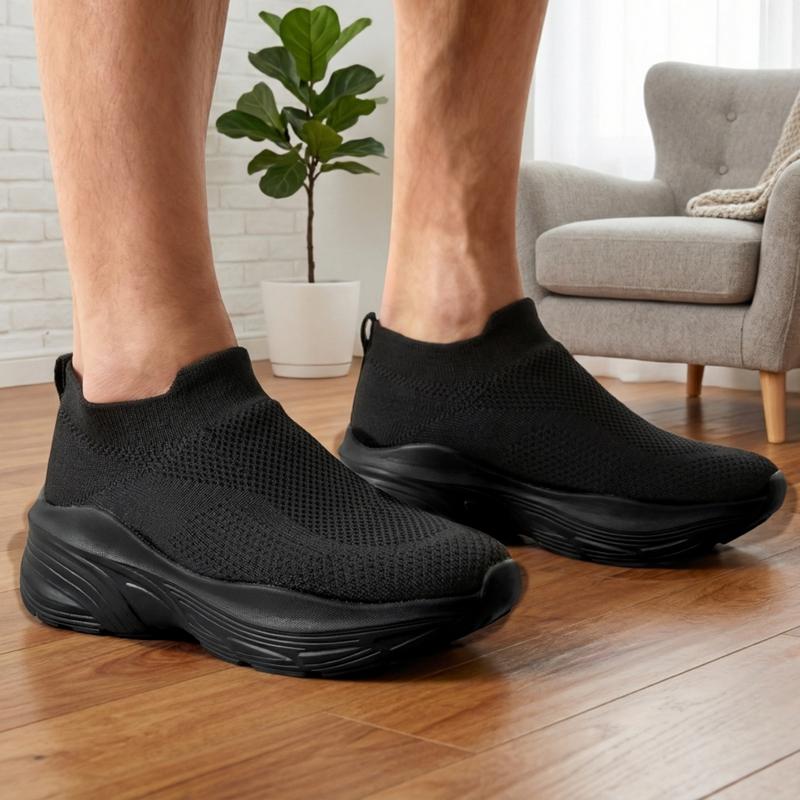 Men Shoes Sneakers Breathable Mesh Slip On Running Shoes Outdoor Non-Slip Couple Jogging Training Hiking Sports Shoes
