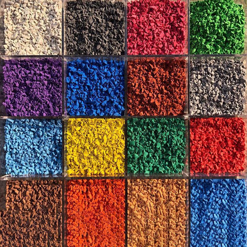 

X-RIVALFITNESS EPDM Rubber Granules for Sports Surfaces, 25KG