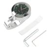 Motorcycle Handlebar Clock For 7/8" To 1" Handlebars, Billet Aluminum Waterproof Shock-absorbing Handlebar Clock Watch, Luminous Design, Universal Acc
