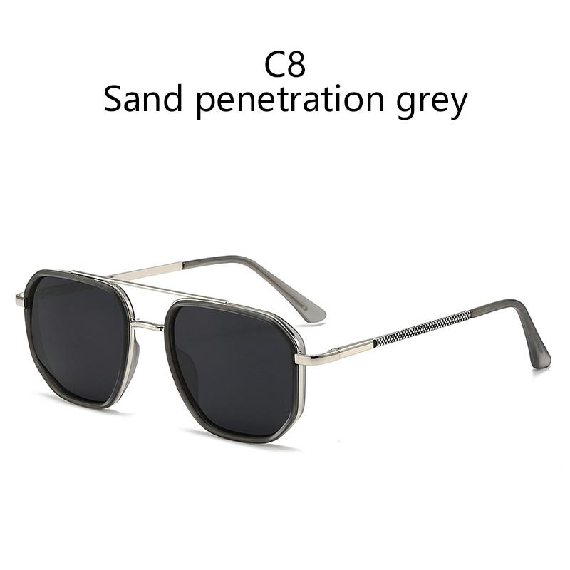 

Designer Irregular Square Sunglasses Vintage Metal Frame UV400 Luxury Polygon Sun Glasses for Women Oculos De Sol Polarizing lens