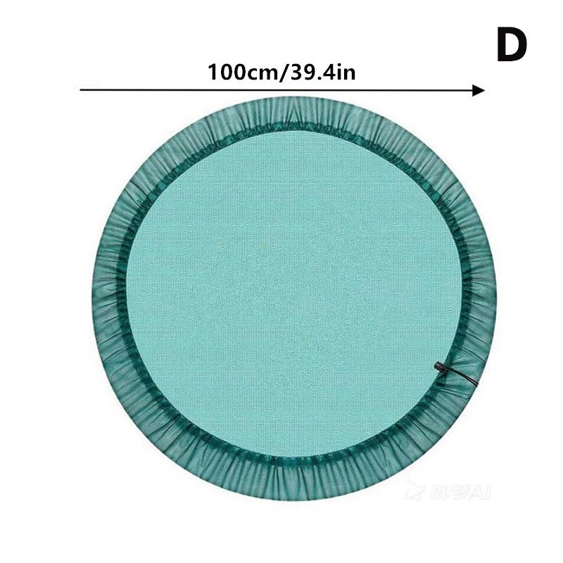 Green Mesh Cover Netting Rain Barrel Cover Anti-fall Leaves Filter Net For Rain Water Collection Bucket Outdoor Water Filter Net