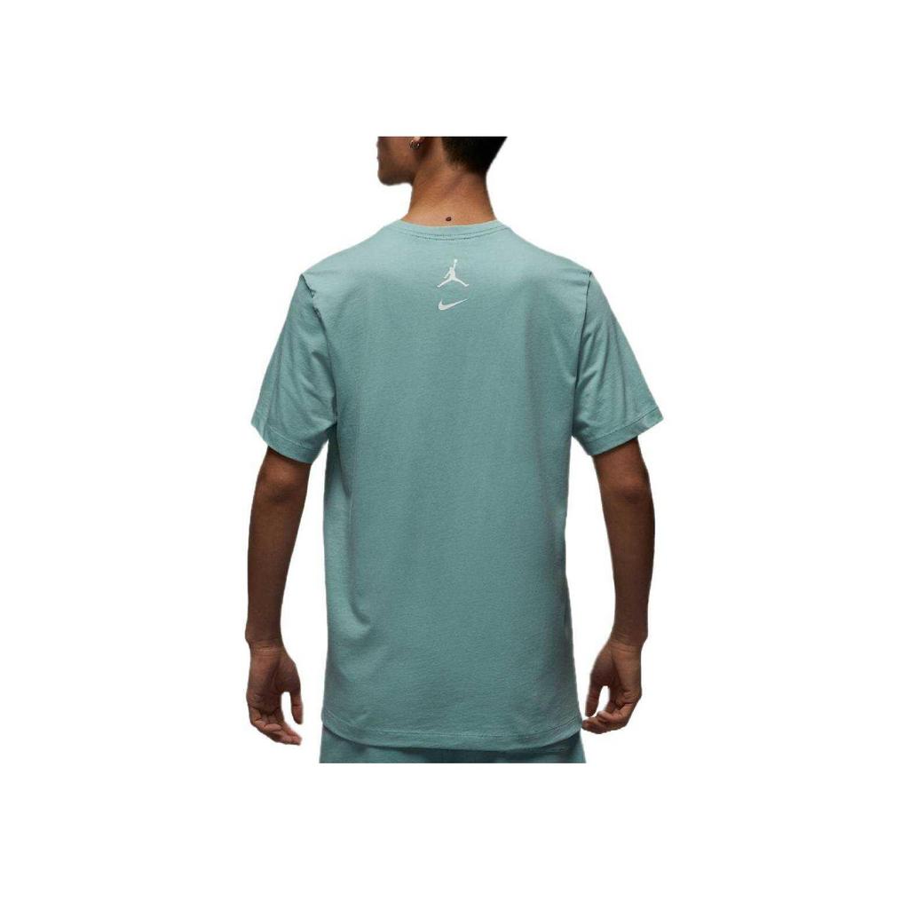 Jordan MVP Fashion Minimalist Aesthetic Short Sleeve Dopamine T-Shirt Men Tops Mineral IB7525-309