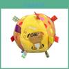 Puppy Frog Monkey Pattern Plush Cloth Ball Dog Pet Toy With Bell For Chewing And Fetching
