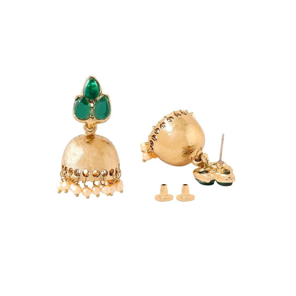 Earrings for Women and Girls | Traditional Jhumka | Gold Plated Earring | Accessories Jewellery for Women | Birthday Gift for Girls and Women