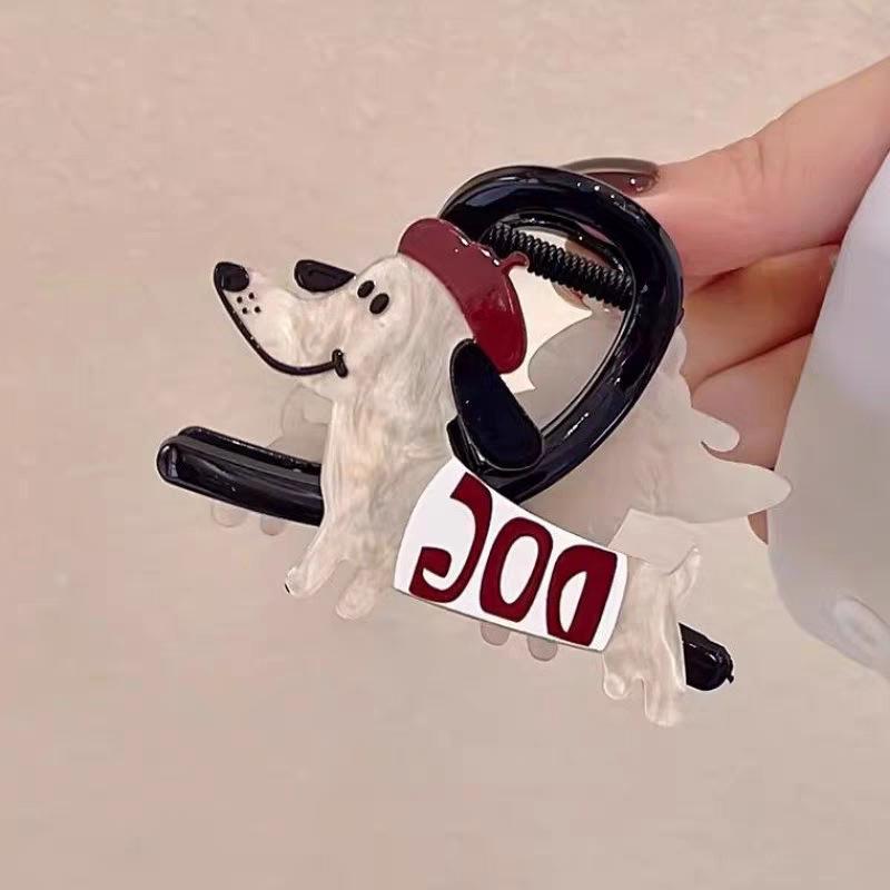 2025 Leopard Print High-End Large Shark Hair Clip for Women