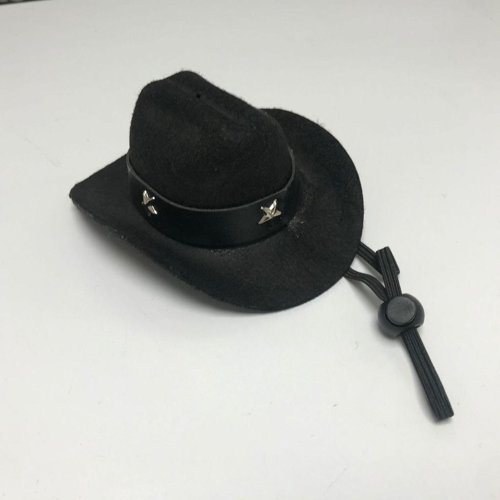 Denim Cowboy Hat with Star for Cats & Small Dogs