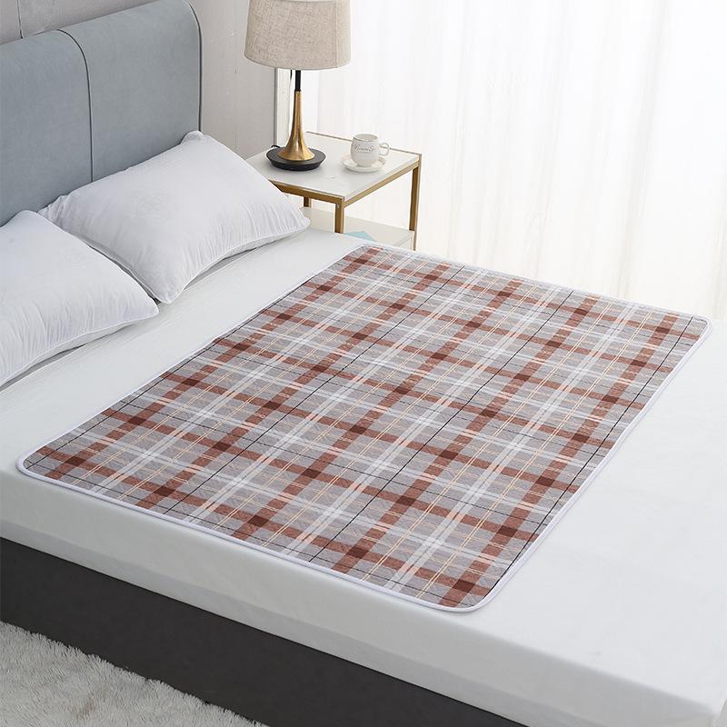 

Менструальна герметична прокладка Килимок для сечі Прокладка для людей похилого віку Протектор для ліжка Підгузник для дорослих Підгузник Постільна білизна Простирадло Дихаючий Водонепроникний матрац, який миється 35*45cm коричневий