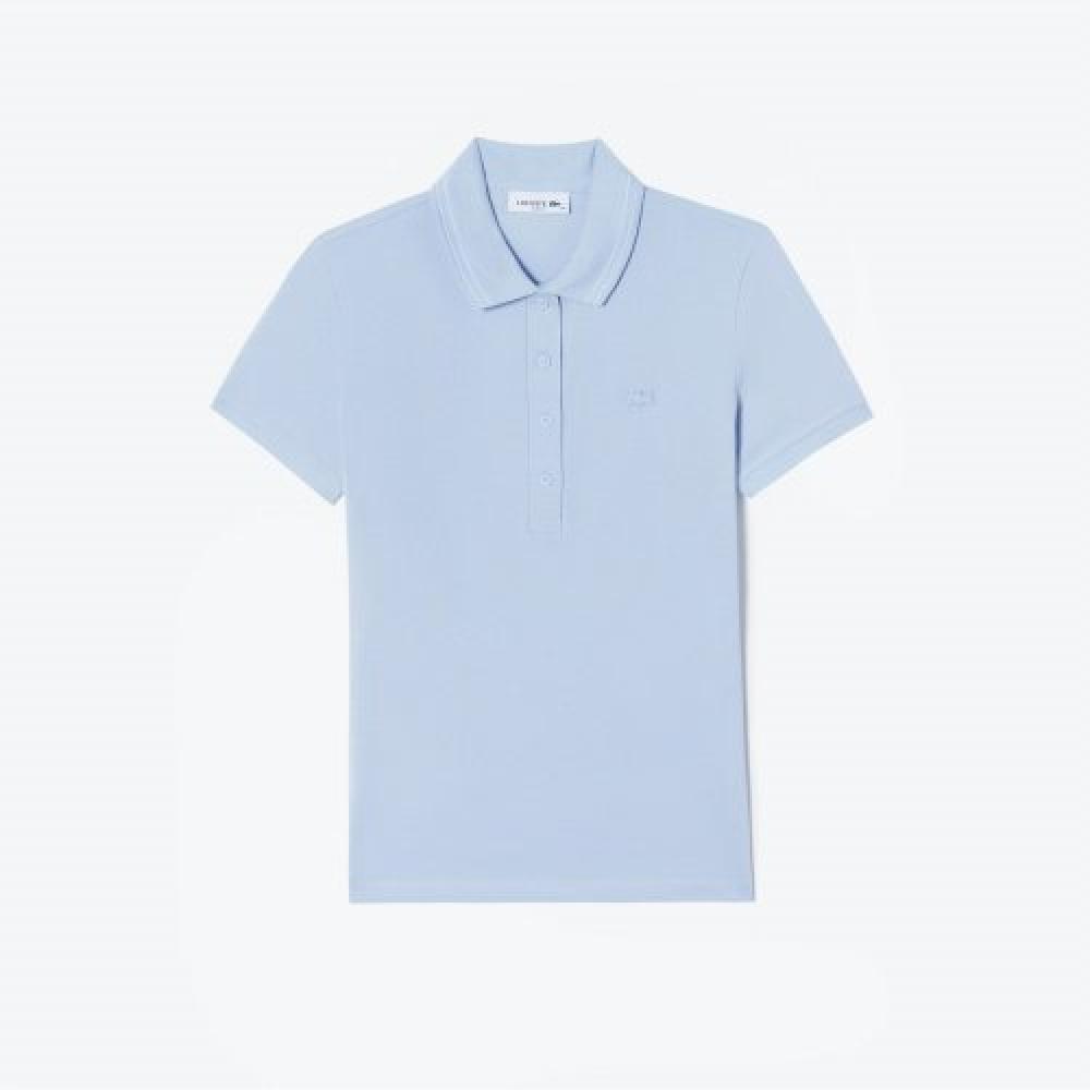 

LACOSTE Женская прошитая рубашка-поло мини-пике [Светло-лавандовый]