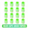 Luminous Car Tire Valve Cap Fluorescent Night Glowing Tire Decor Motorcycle Electric Bicycle Hub Valve Caps Car Accessories Valve Stems 1