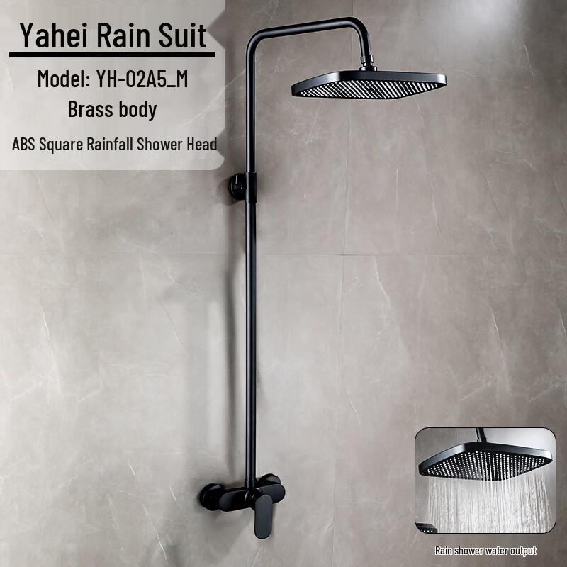 ZISIZ Full Copper Bathroom Shower Faucet System