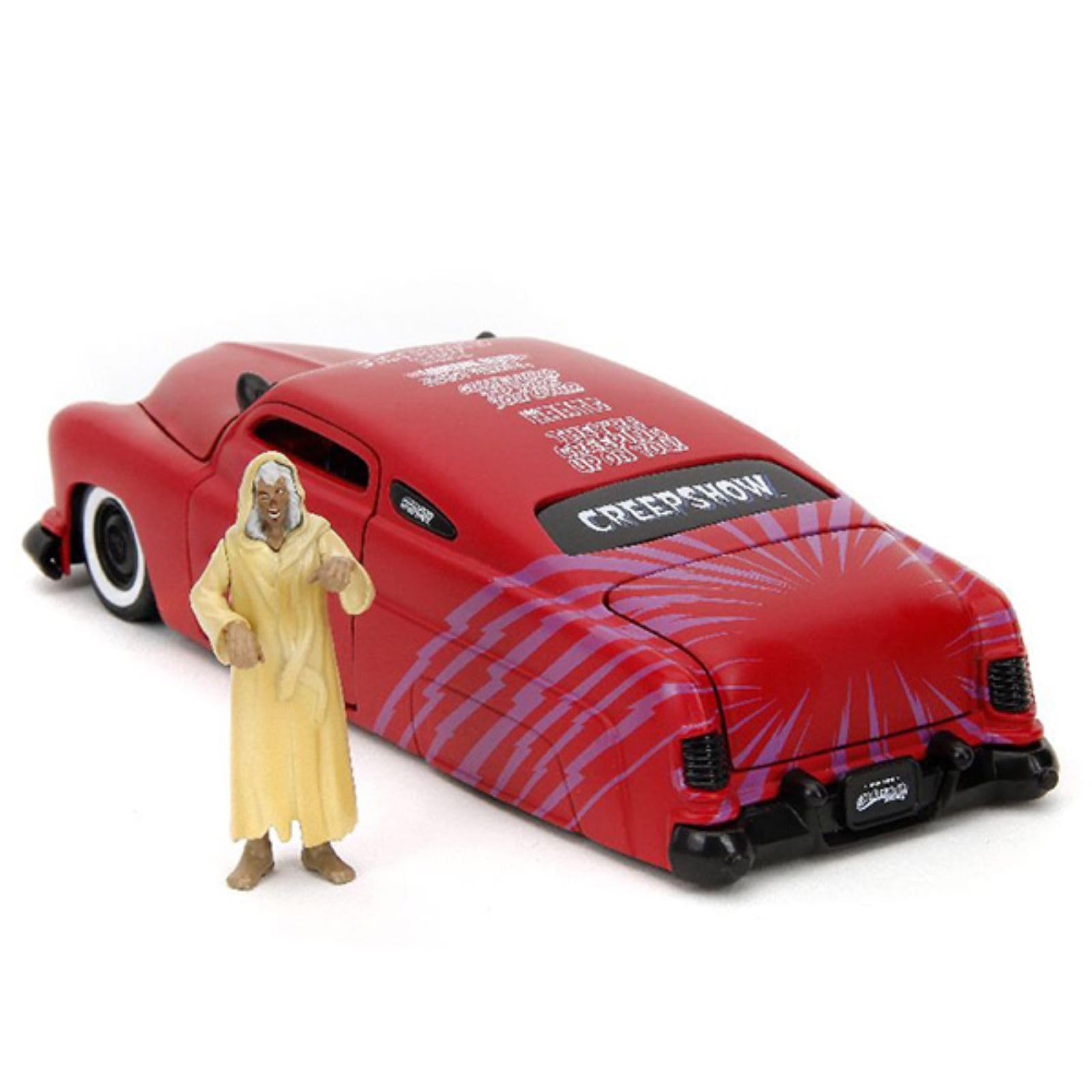 

Hollywood Rides 124 Creepshow 1951 Mercury Diecast Car with Creep Figure Miniature Car
