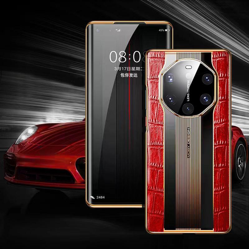 

It Can Instantly Transform Huawei Mate50pro Into A Porsche Design Phone Case P60/mate40RS Business Protective Case HUAWEI Mate50 червоний