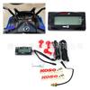 Koso Mini 3-in-1 Gauge: Water Temp, Voltmeter & Clock for Motorcycle Modifications