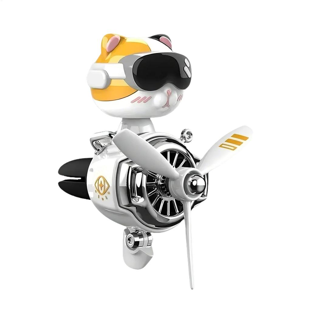 Airplane Car Air Freshener Cute Cartoon Pilot Car Vent Clips Creative Car Perfume Aromatherapy Car Accessories Funny Car Air