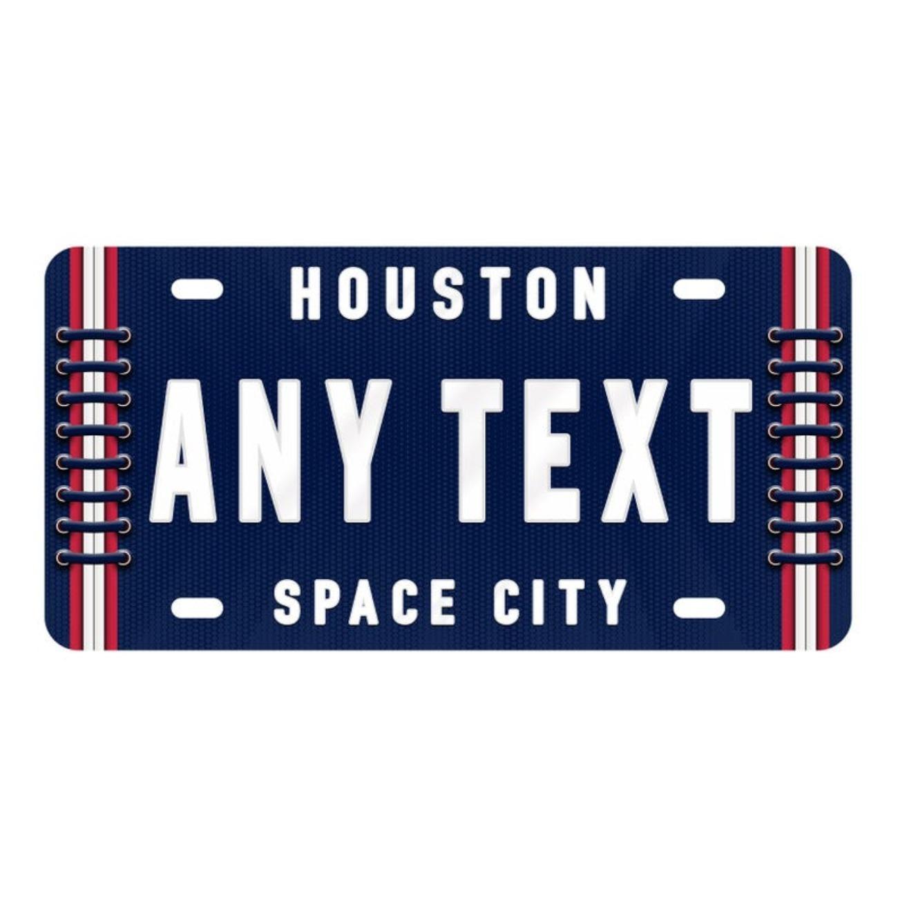 Personalized Houston Texans Tin Sign Metal Poster Wall Art Home Bar Decor чёрный