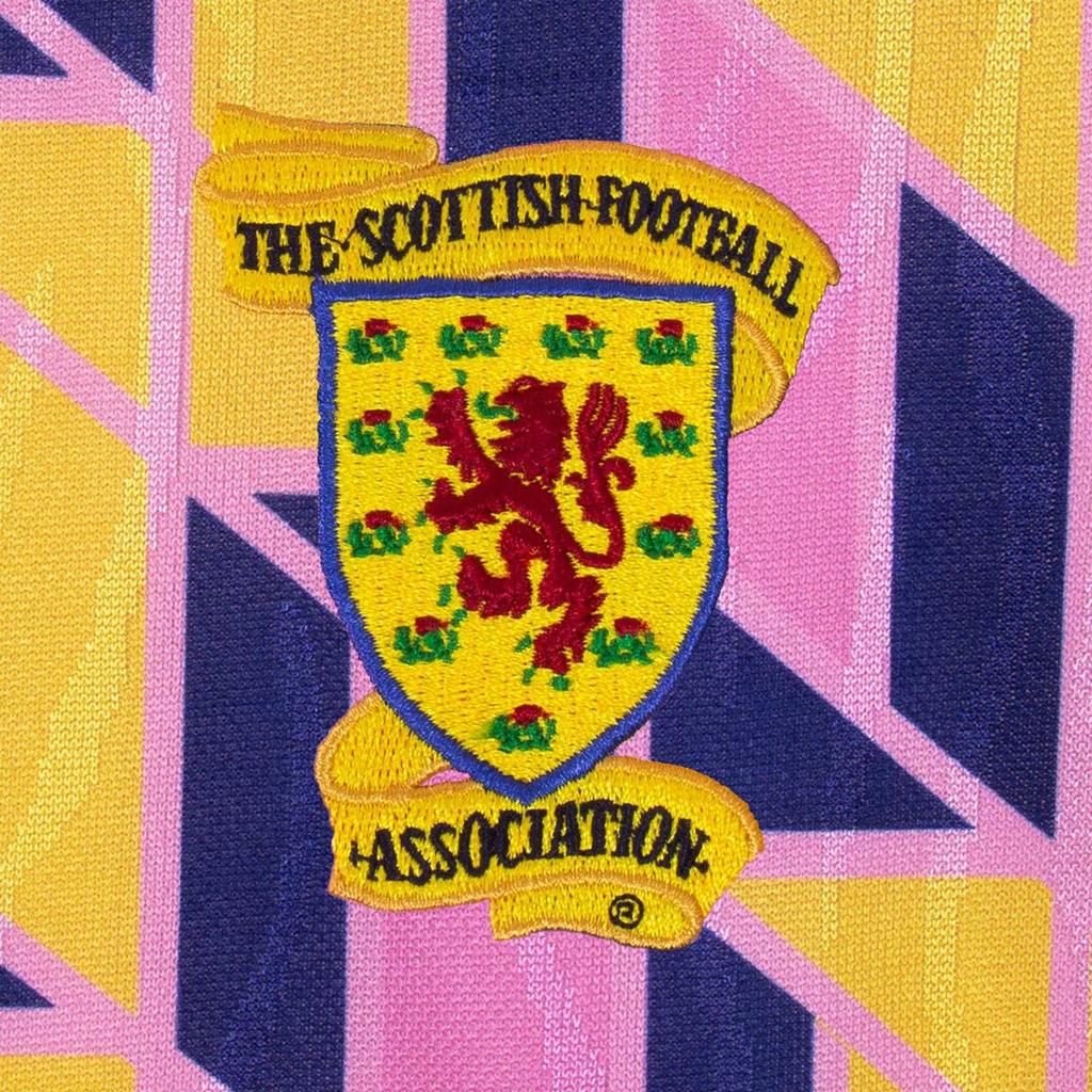 Scottish FA Mens 1990 Retro Polo Shirt