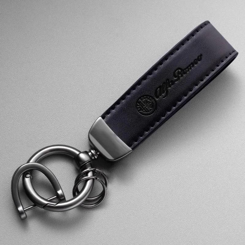 Car Stickers For Alfa Romeo Car Logo Keychain Creative Auto Keyring Pendant Gifts Accessories For Alfa Romeo Giulia Stelvio Juni QF4