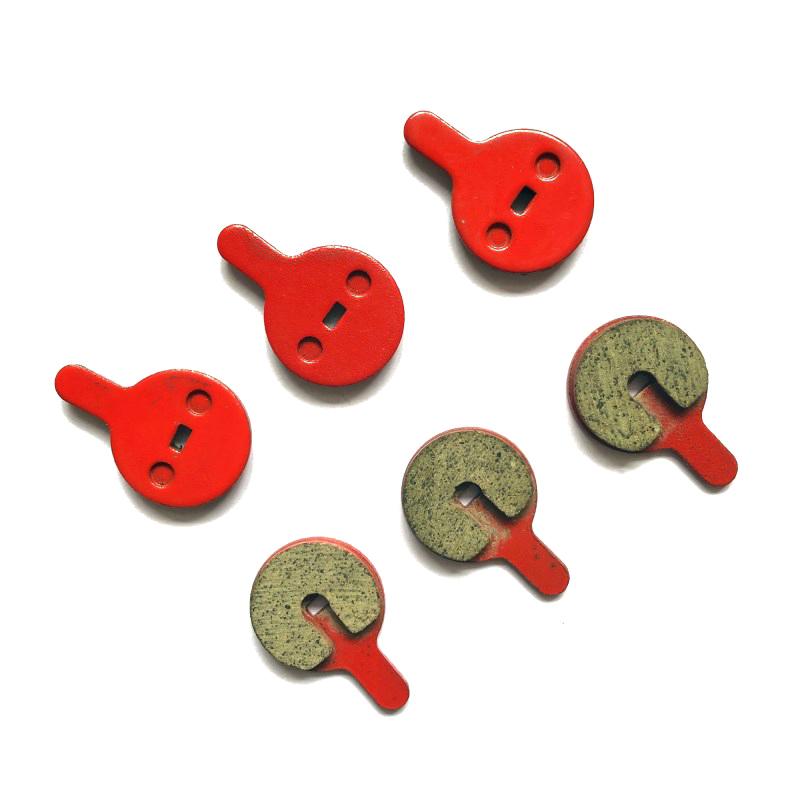 

1PC Bicycle V Brake Seat Pads Shoes Block Rubber Pads Mountain Bike Hydraulic Disc Brake Pads Are Suitable For Bicycle Parts красный