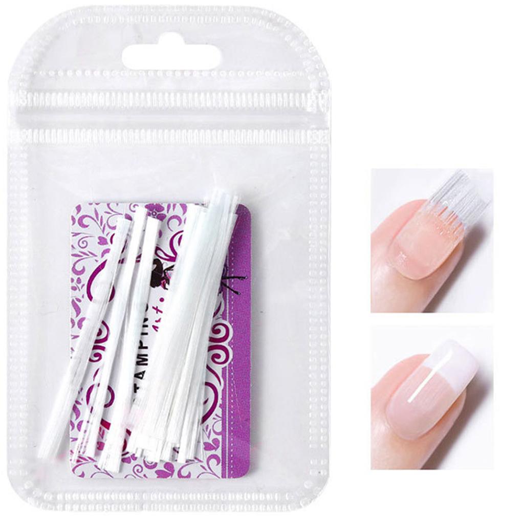 

BGVfive1 10PCS Nail Form Fiberglass Nail Extension Fibernails Tips Extension (yc01)