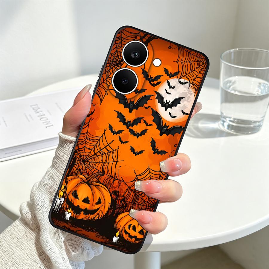 Case for Xiaomi Mi 17 Pro Max 14 10T 12T 11 13 Lite 12 12X 11T Phone Cover 15T 17T Halloween Bat Castle