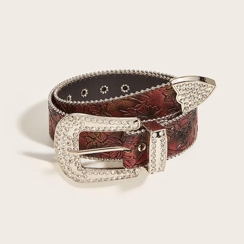 

Versatile Belt And Slimming With Metal Buckle Match Stylish Leather Pu