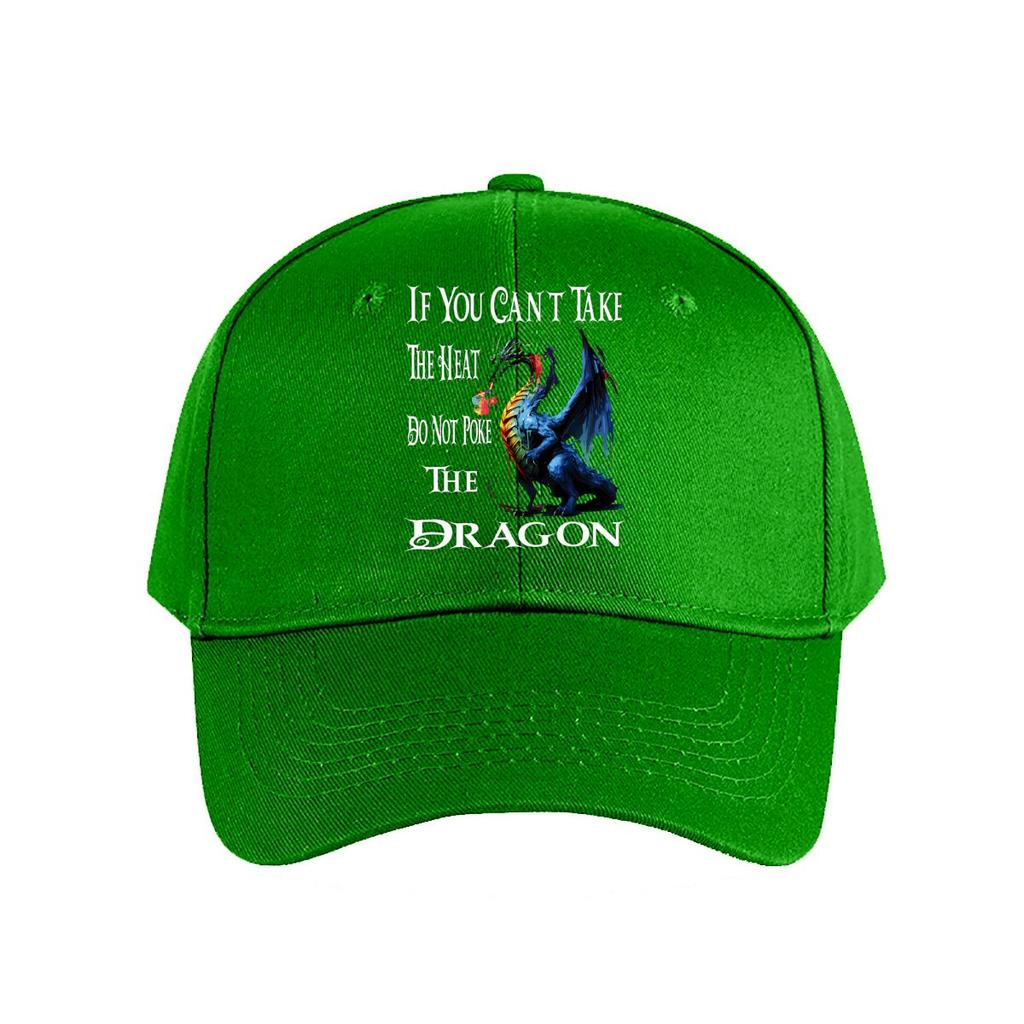 If You Cant Take The Heat Do Not Poke The Dragon Baseball Cap Fashion Unisex Sunhat Womens Outdoor Sports