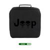 For Jeep Car Charge Cable Storage Box Charging Gun Organiser Bag Wrangler Gladiator 2014 - 2021 Grand Cherokee Cherokee ANO1