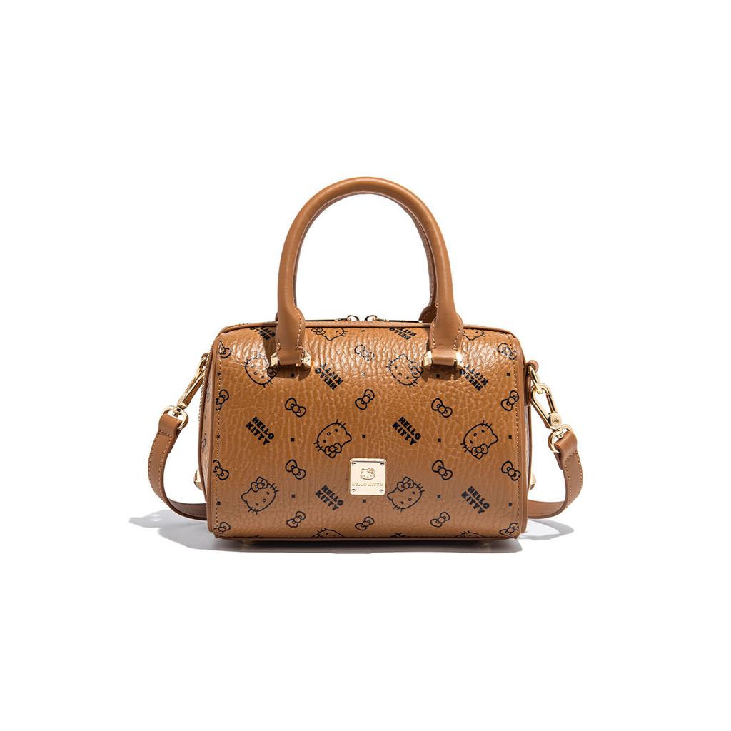 New Sanrio Hello Kitty PU Boston Bag, Shoulder Bag, Crossbody Bag, Handbag Regular Women's Multicolor SHHF41496