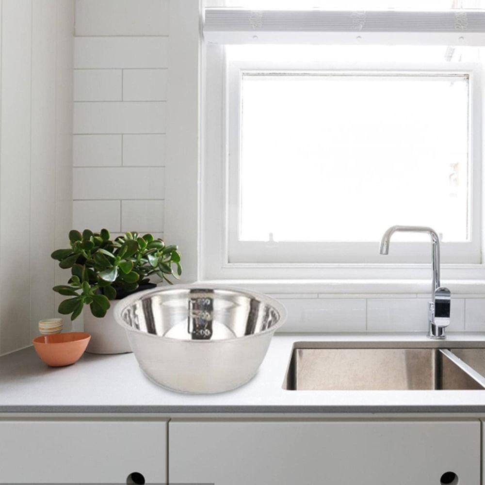 Basin Nesting Bowls Stainless Steel Food Prep Bowls Portable Mixing Bowls  Baking