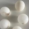 Modern Mid-Century Marble Wall Lamp - Round Nordic Design for Living Room, Hallway, Bedroom, and Balcony