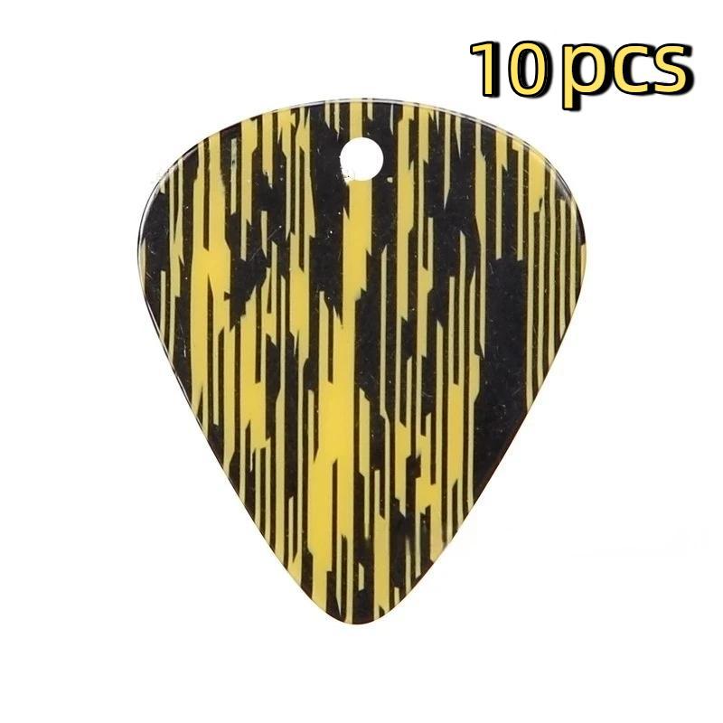 Non-slip Comfort Grip Guitar Picks 1Pcs Celluloid Art Pattern for Electric Guitar Practice Live Stage Use