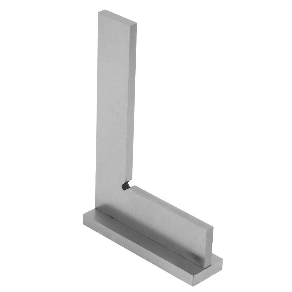 High Accuracy Carbon Steel Flat 90 Degree Right Angle Ruler with Seats Engineer Tool #3