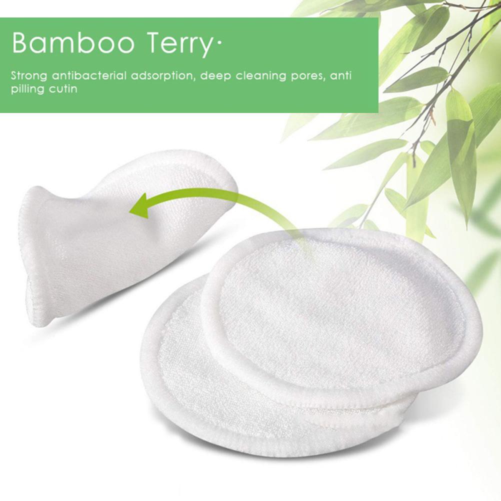 20 Pcs Reusable Makeup Remover Pads Bamboo Washable Cotton Rounds with Cotton Laundry Bag and Round