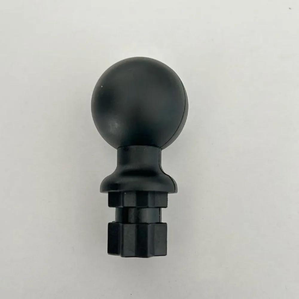 1.5 Inch Black Ballhead Combo Mounting Holder Double Socket Arm Round Base Kayak Accessories for GPS Photo Equipment