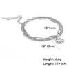 Layered Dog Paw Pendant Bracelet Cute Trendy Jewelry Double Stackable Charm