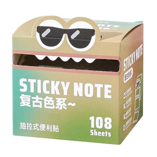 Cute Animal Sticky Notes Self Adhesive Cartoon Animal Memo Pads Pull-Out Sticky Notes To-Do List for Office School Supplies